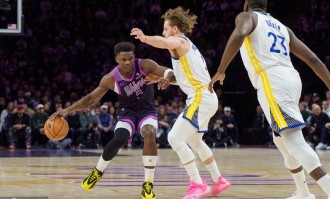 库里26分爱德华兹空砍32+11 勇士大胜森林狼