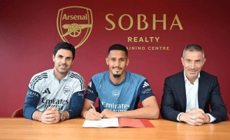 拒绝皇马！萨利巴与阿森纳完成续约 周薪涨至25万镑