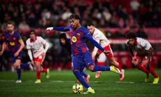 随着赫罗纳2-1爆大冷门，西甲最新积分榜出炉：巴萨正式丢榜首