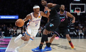 亚历山大空砍39分 阿德巴约30+12热火胜雷霆